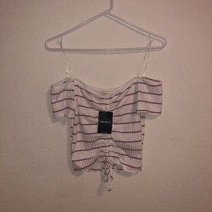 cropped off the shoulder